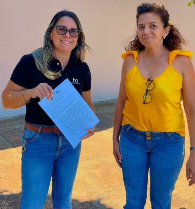 Imagem da notícia Vereadora Rosângela Marçal e presidente do Lar dos Idosos solicitam apoio a senadora Soraya para construção de nova sede